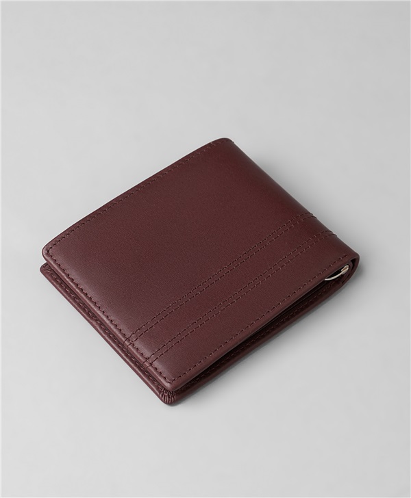 Зажим для денег из натуральной кожи с RFID-защитой WT-0412 BROWN ...